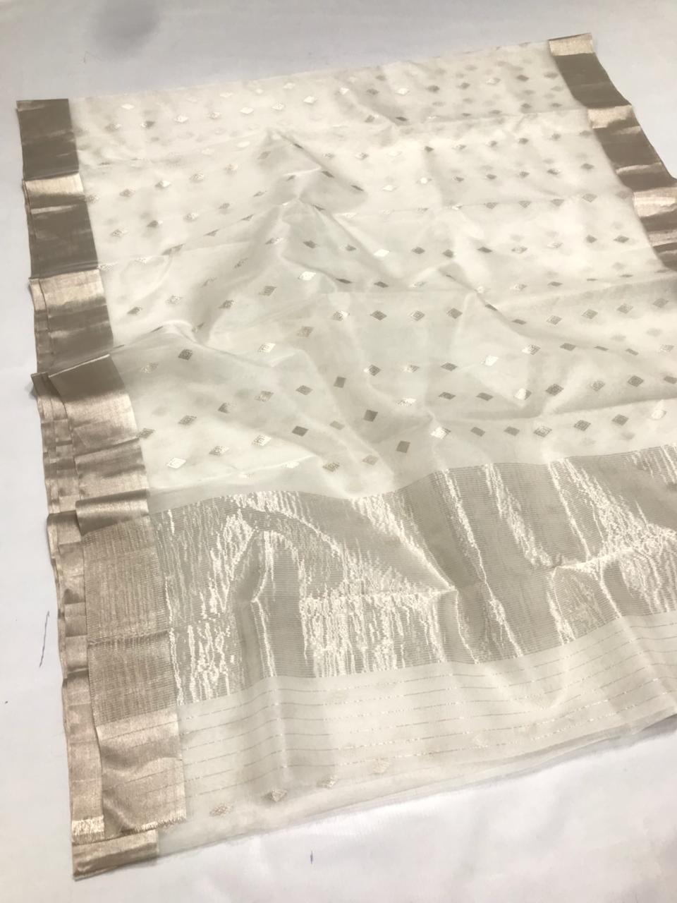 Pure Chanderi Silk Saree ASFIYA