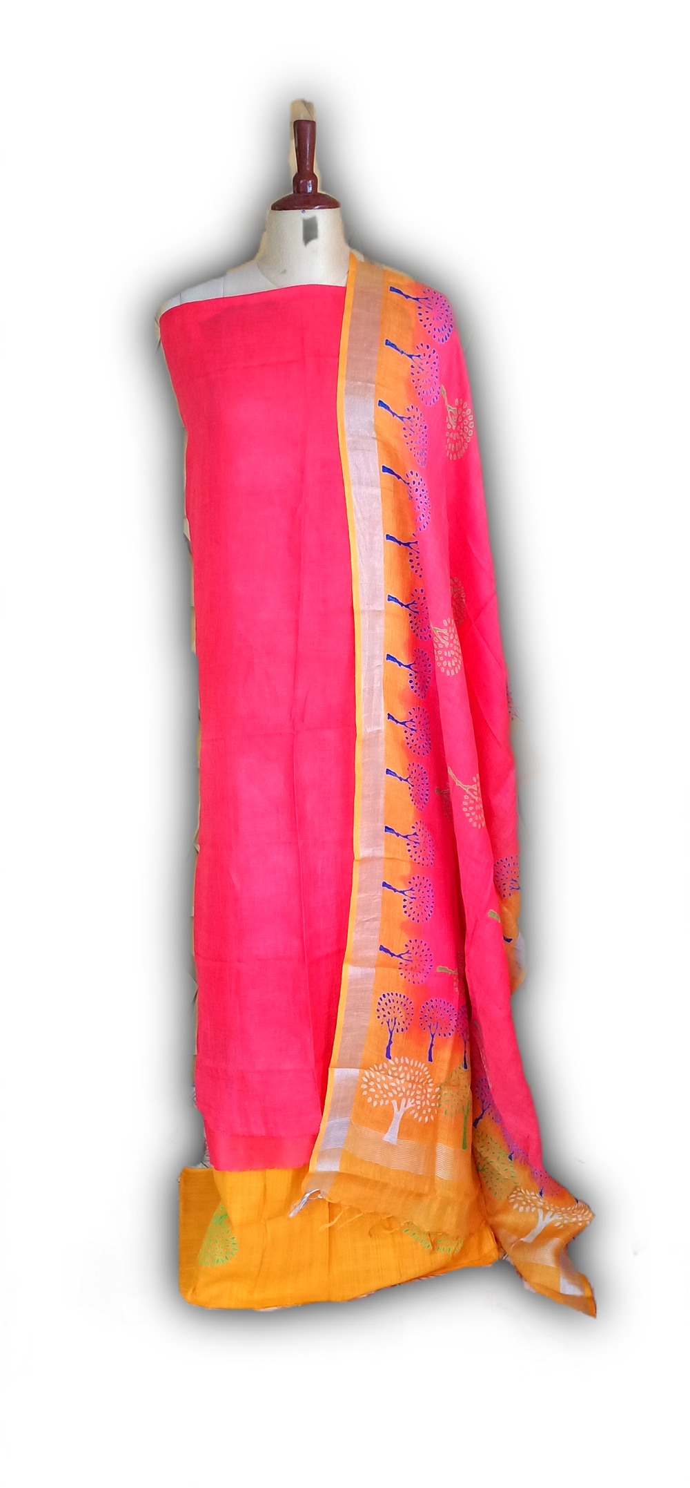 Linen Print Suit SILK ZONE