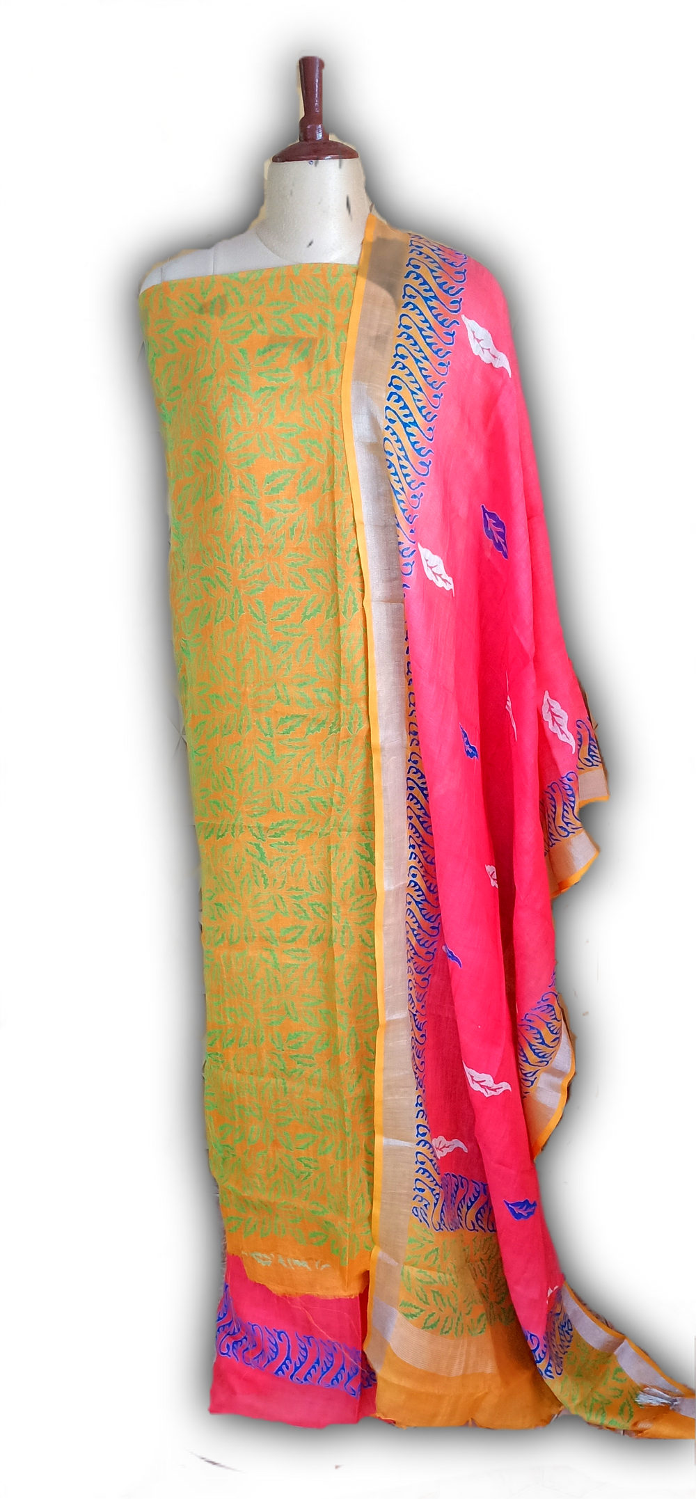 Linen Print Suit SILK ZONE