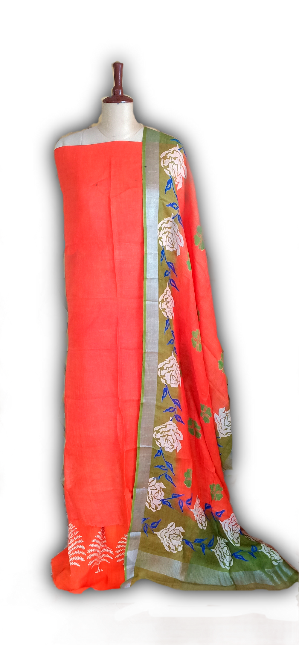 Linen Print Suit SILK ZONE