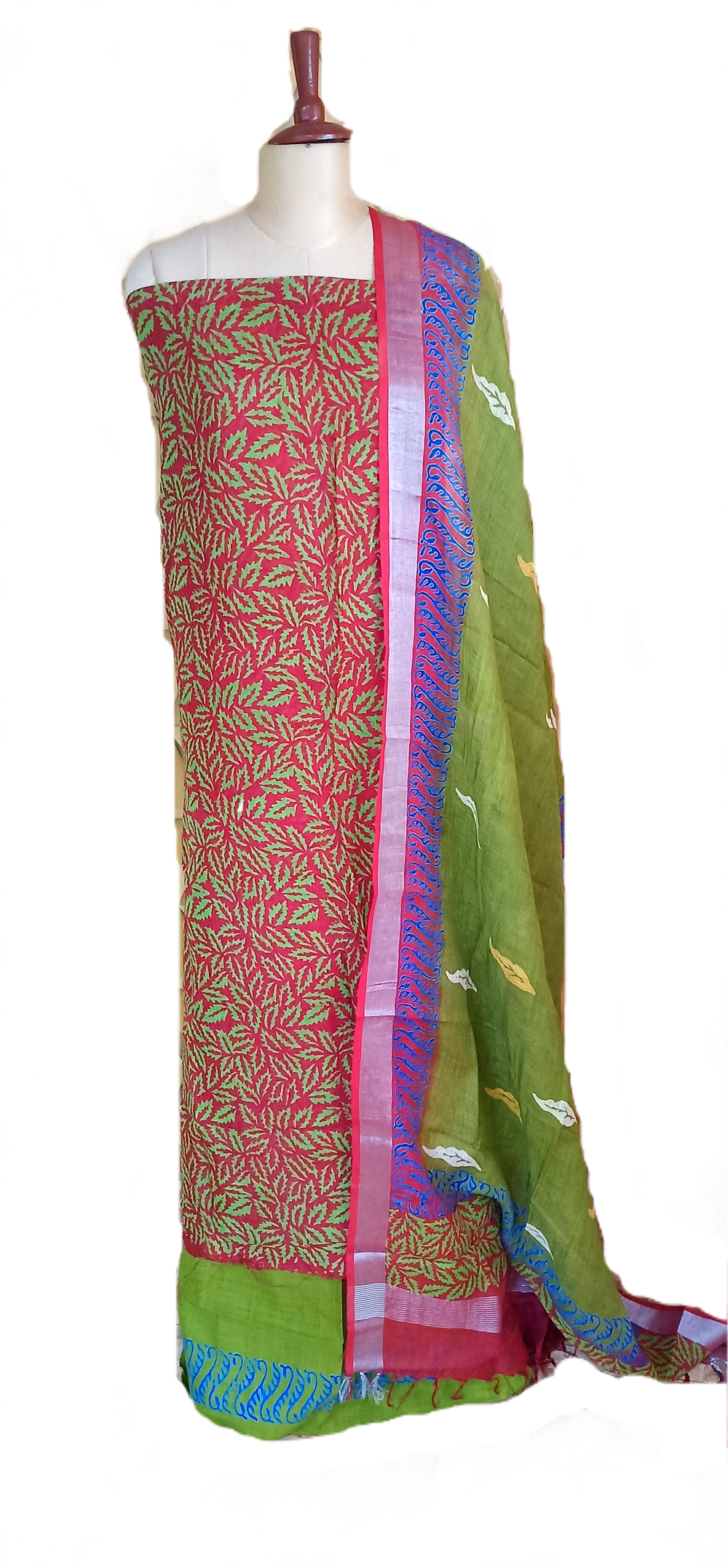 Linen Print Suit SILK ZONE