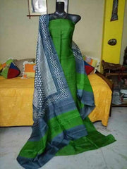 Tussar silk dress silkzon.in