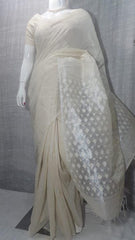 TUSSAR SILK PRINT SAREE