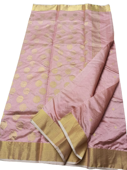Pure Chanderi Silk Saree MYCHANDERI