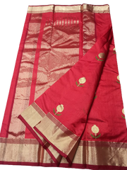 Pure Chanderi Silk Saree MYCHANDERI