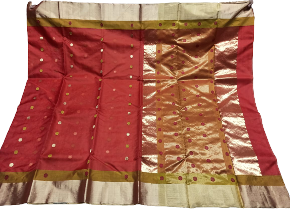 Pure Chanderi Silk Saree MYCHANDERI