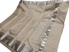 Pure Chanderi Silk Saree MYCHANDERI