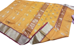 Pure Chanderi Silk Saree MYCHANDERI