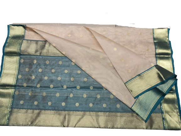 Pure Chanderi Silk Saree MYCHANDERI