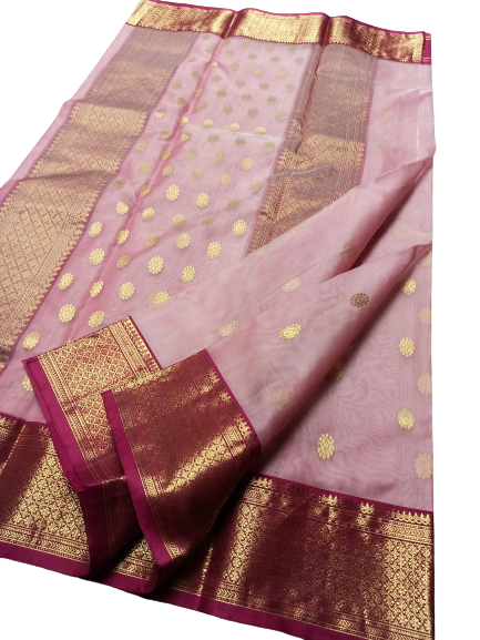 Pure Chanderi Silk Saree MYCHANDERI
