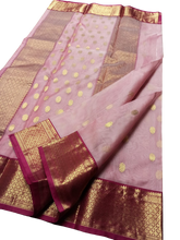 Pure Chanderi Silk Saree MYCHANDERI