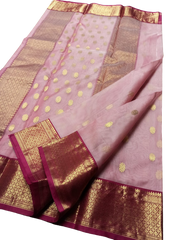 Pure Chanderi Silk Saree MYCHANDERI