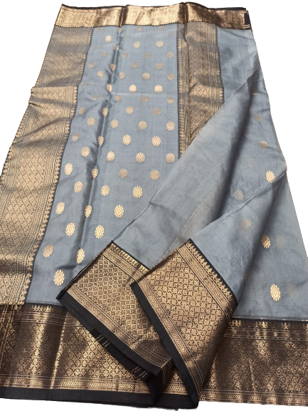 Pure Chanderi Silk Saree MYCHANDERI
