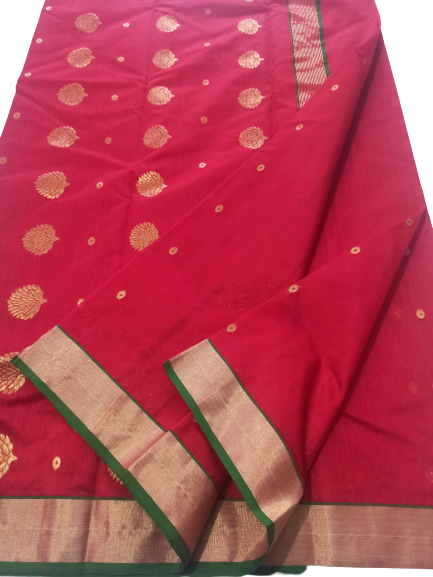 CHANDERI SILK SAREE MYCHANDERI