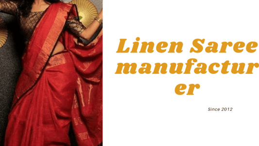 Linen saree