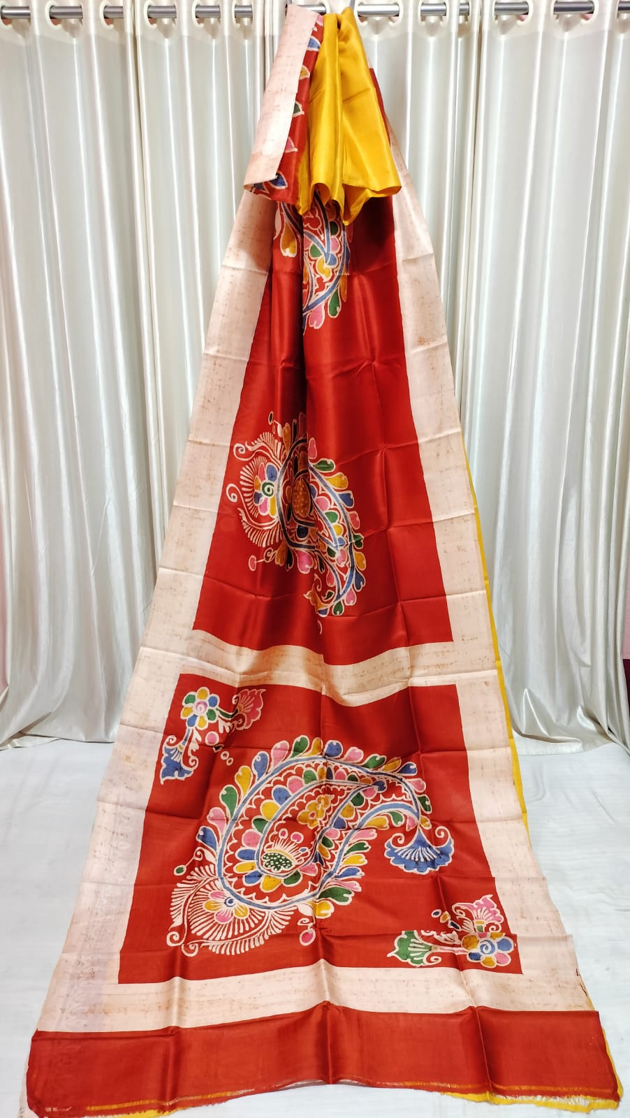 Bishnupuri Silk Batik Print Saree