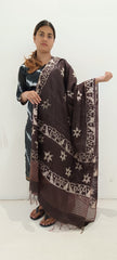 Soft silk batik dupatta