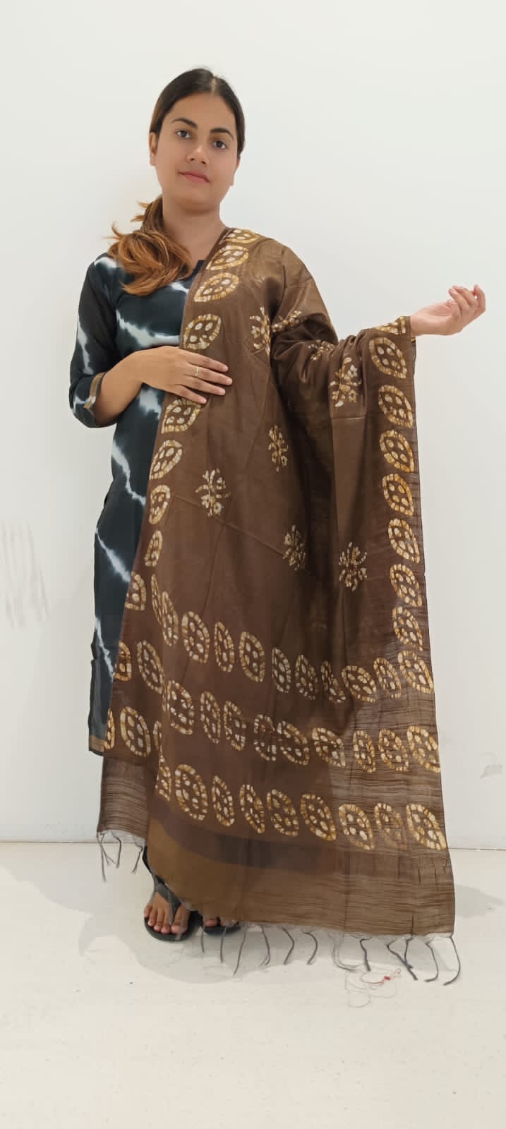 Soft silk batik print