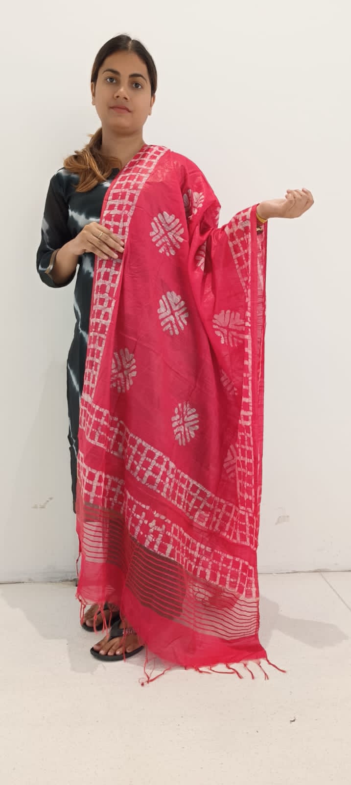 Soft silk batik print