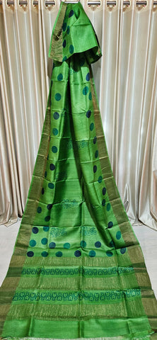 Pure tussar print saree