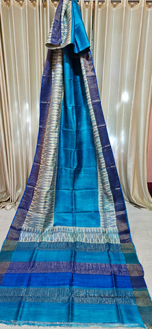 Pure tussar print saree