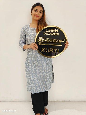 Soft dupion silk kurti