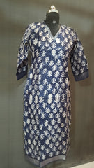 Linen long kurti
