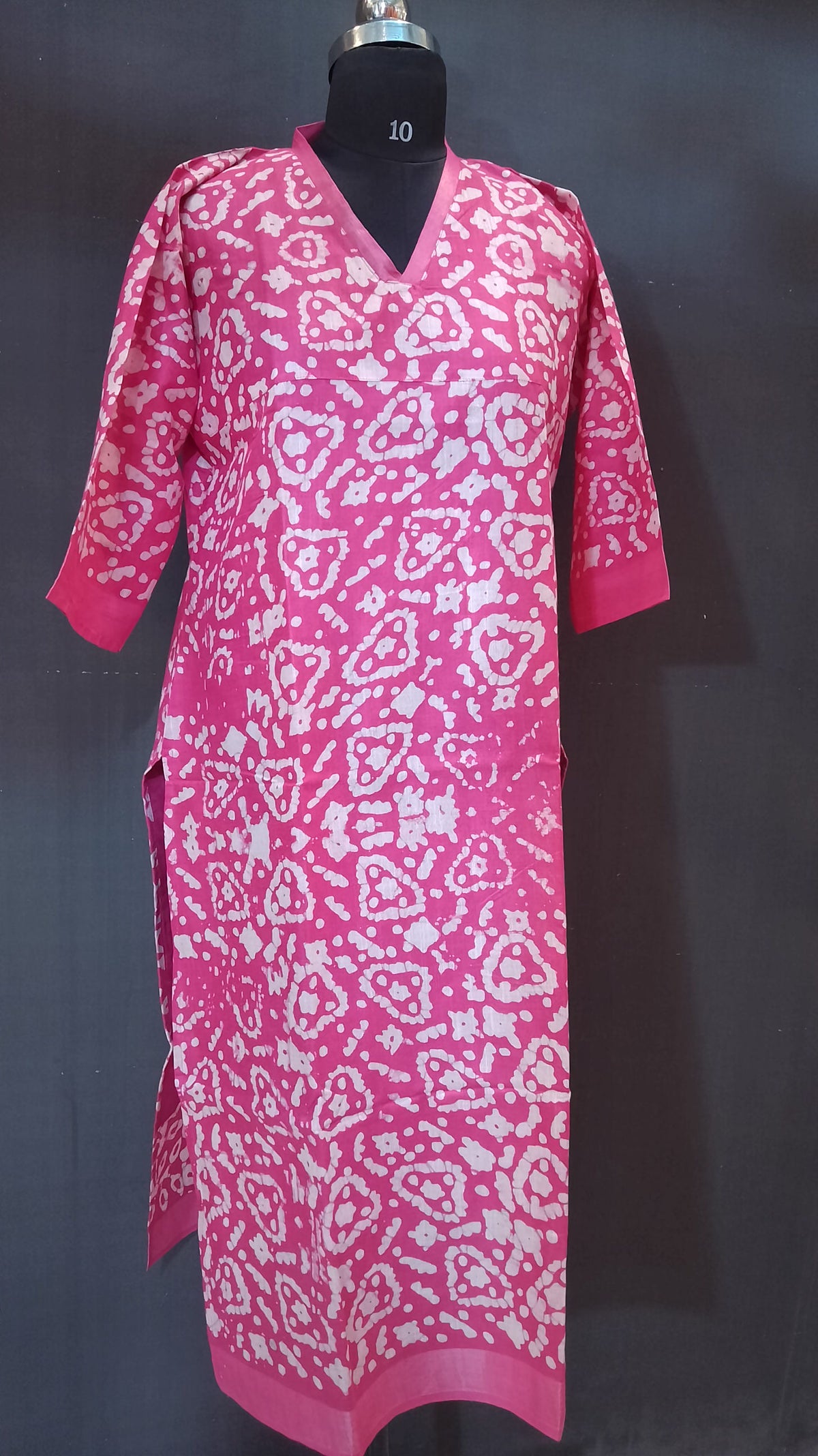 Linen long kurti