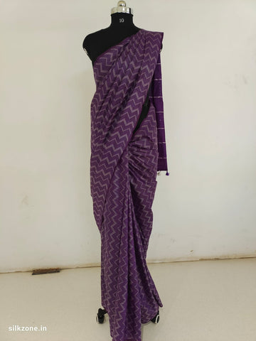 Soft silk Bhagalpuri saree