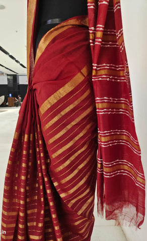 Soft silk Bhagalpuri saree