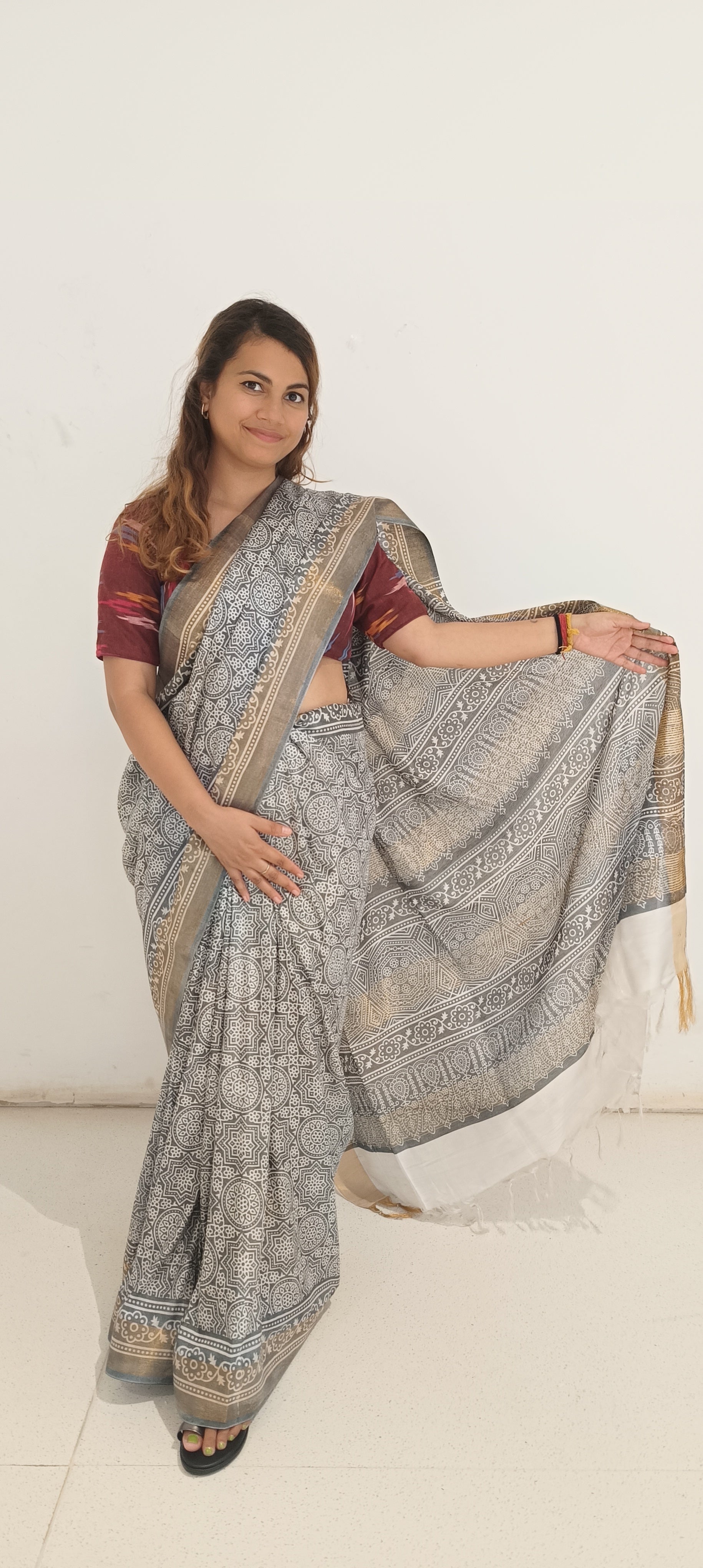 Soft modal silk saree