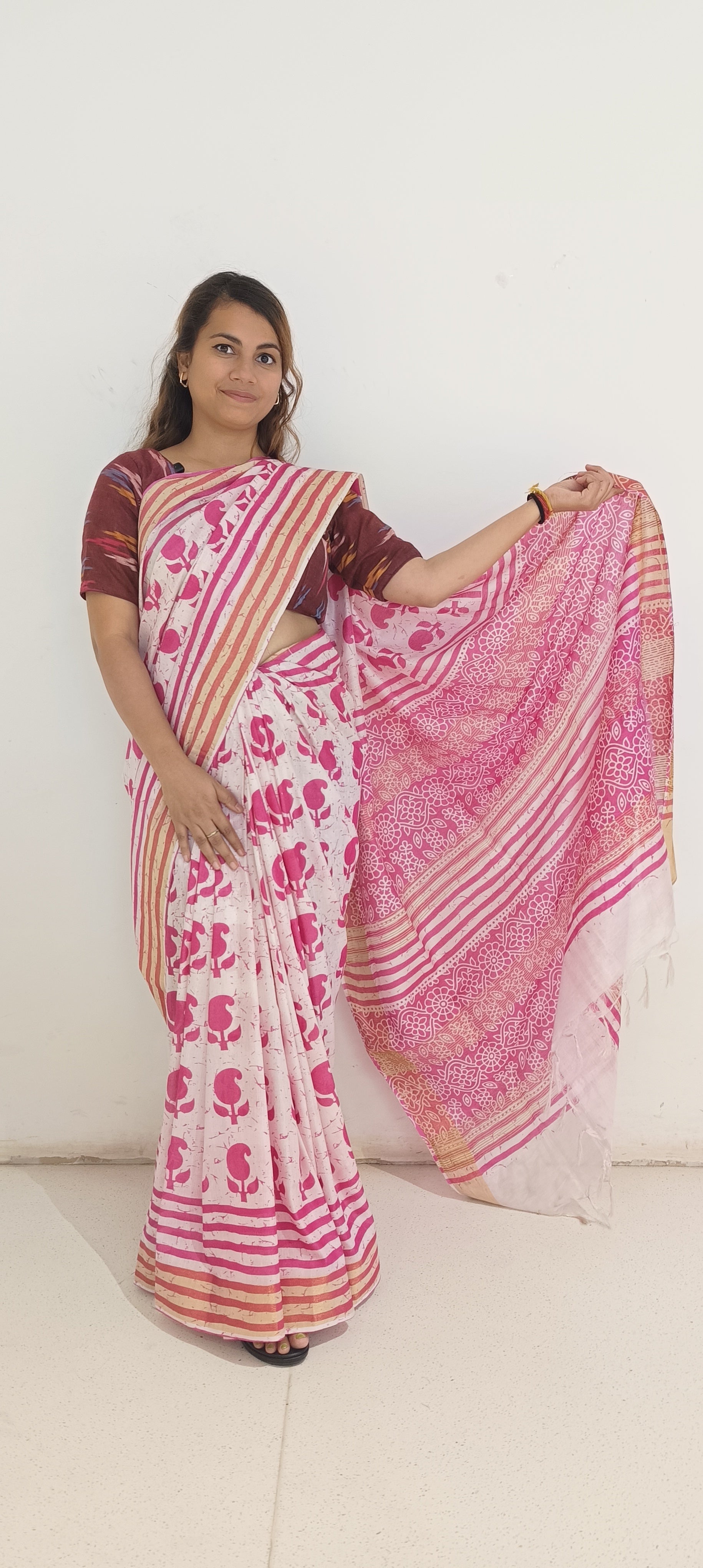 Soft modal silk saree