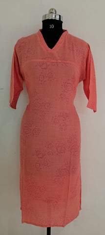 Soft silk buta kurti