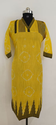 Soft silk buta kurti