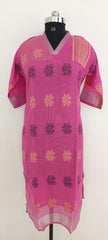 Soft silk buta kurti