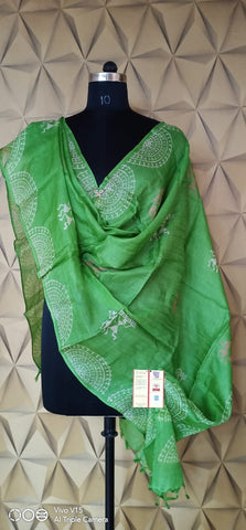 Tussar silk dupatta silkzon.in