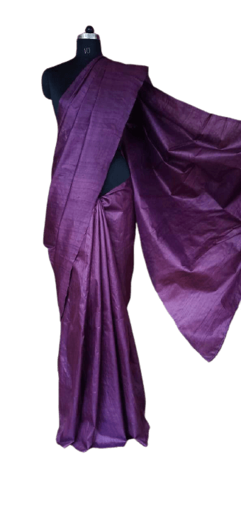 Tussar silk saree silkzon.in