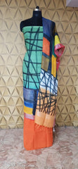 Linen print suit silkzon.in