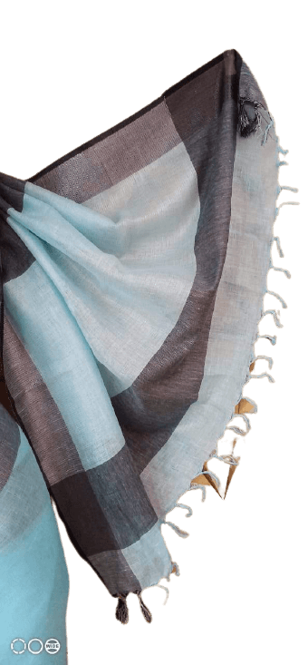 Linen saree silkzon.in