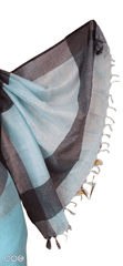Linen saree silkzon.in