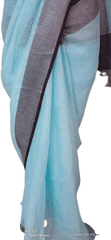 Linen saree silkzon.in