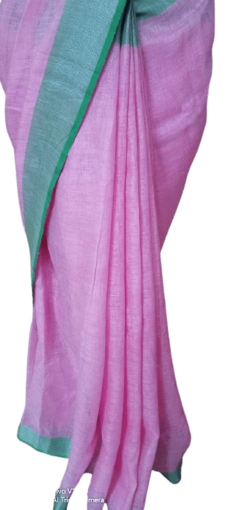 Linen saree silkzon.in