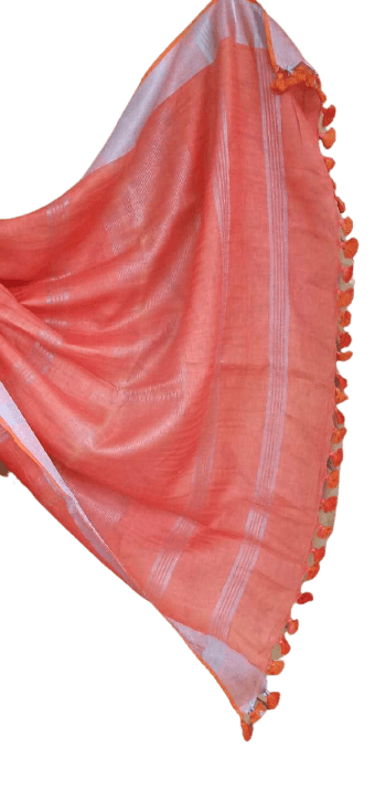 Linen saree silkzon.in