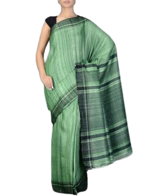 Tussar ghicha silk saree silkzon.in