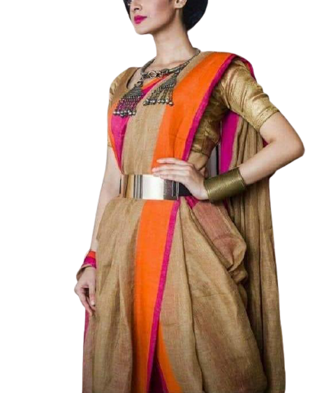 Linen saree silkzon.in