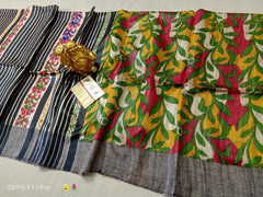 TUSSAR SILK PRINT SAREE