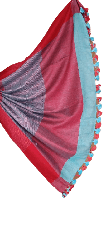 Linen saree silkzon.in