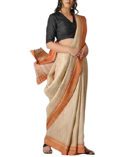 Tussar ghicha silk saree silkzon.in