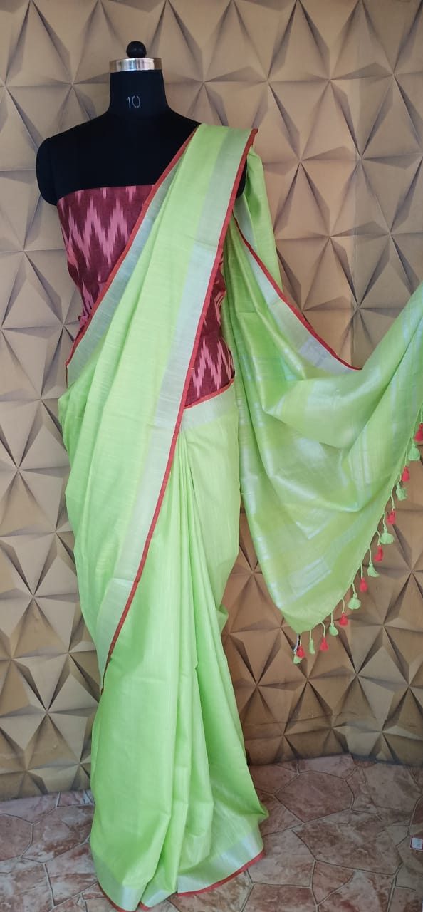 Khadi cotton saree silkzon.in