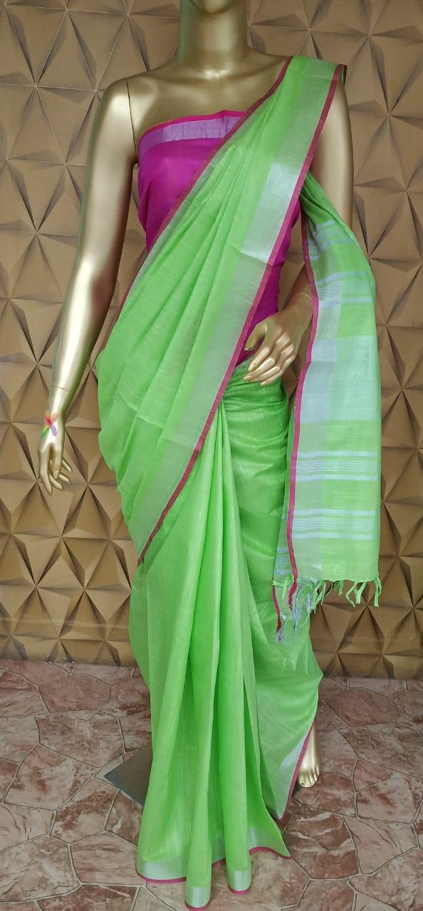 Khadi cotton saree silkzon.in